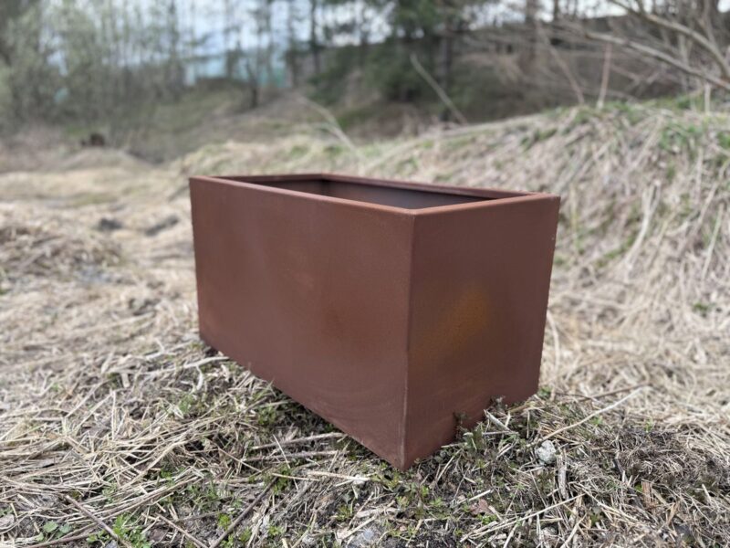 Кашпо прямоугольное из стали Corten DEPO MINI 7-40-kashpo 7 4 800x600